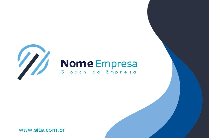 Cartão de Visita Corporativo Abstrato para Editar Online