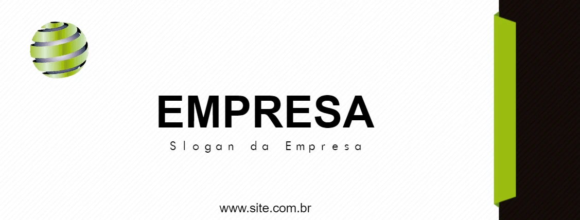 Banner Corporativo Abstrato para Editar Online