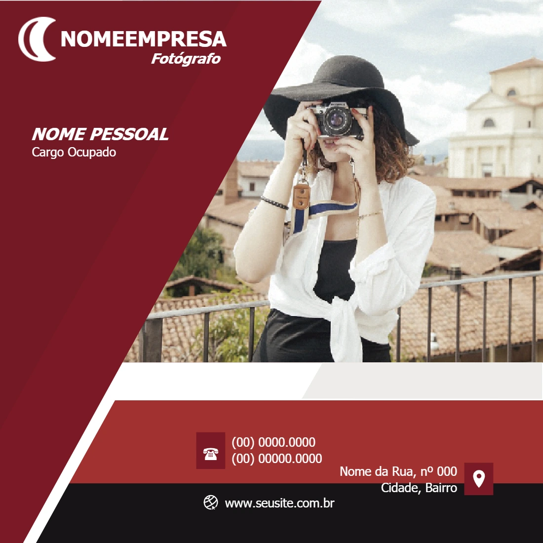 Modelo de Post para Fotógrafo para Editar Online