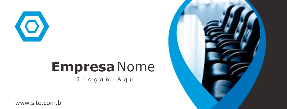 Banner Corporativo Abstrato e Moderno para Editar Online