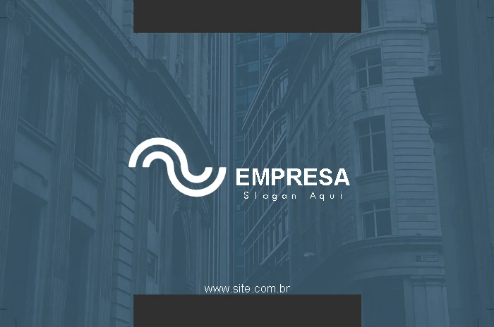 Cartão de Visitas Corporativo Moderno para Editar Online