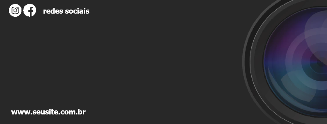 Banner de Fotografia Profissional para Editar Online