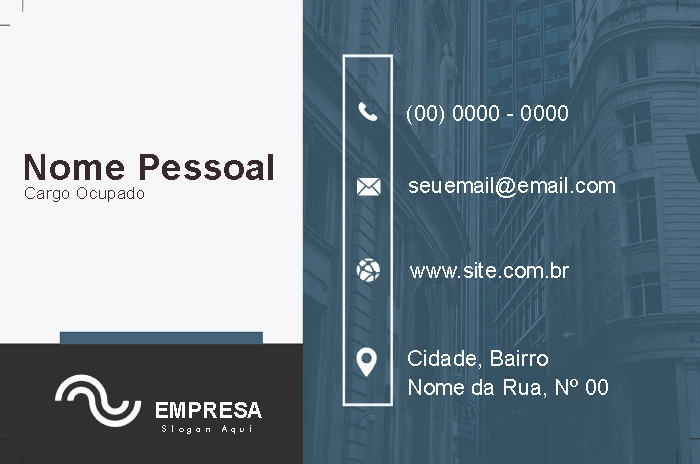 Cartão de Visita Corporativo com Design Abstrato para Editar
