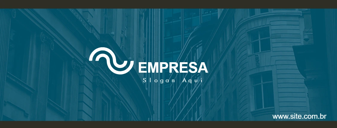 Banner Corporativo Abstrato e Moderno para Editar Online