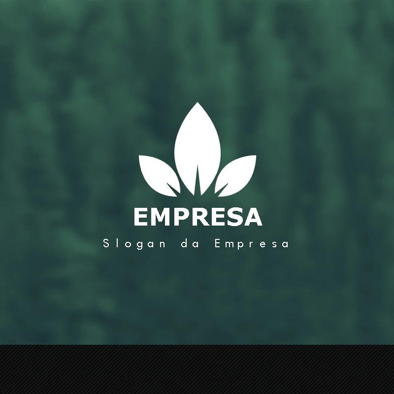 Logo com Folhas Minimalistas para Editar Online