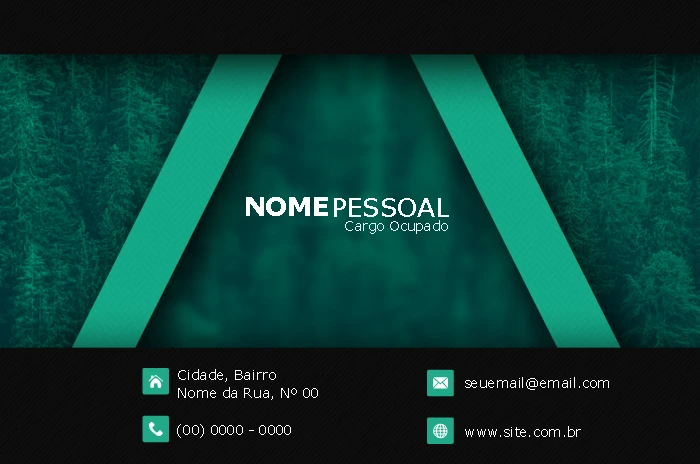 Cartão de Visita Abstrato Moderno para Editar Online