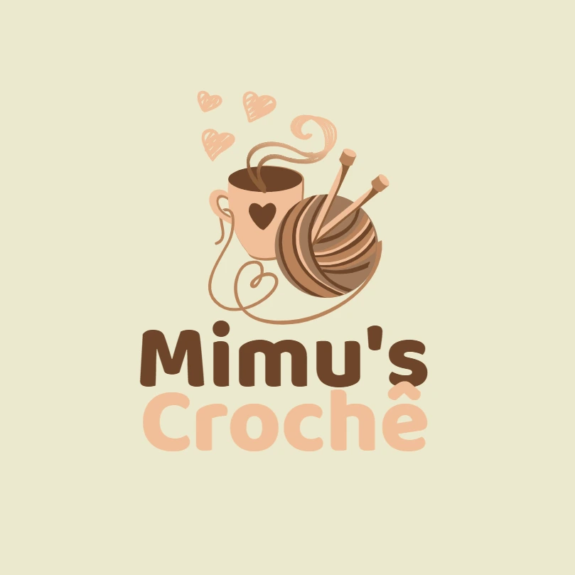 Logotipo de Crochê e Artesanato para Editar Online