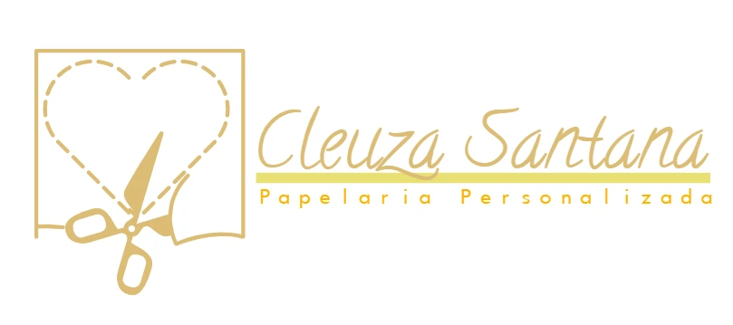 Logo Papelaria Personalizada com Tesoura para Editar