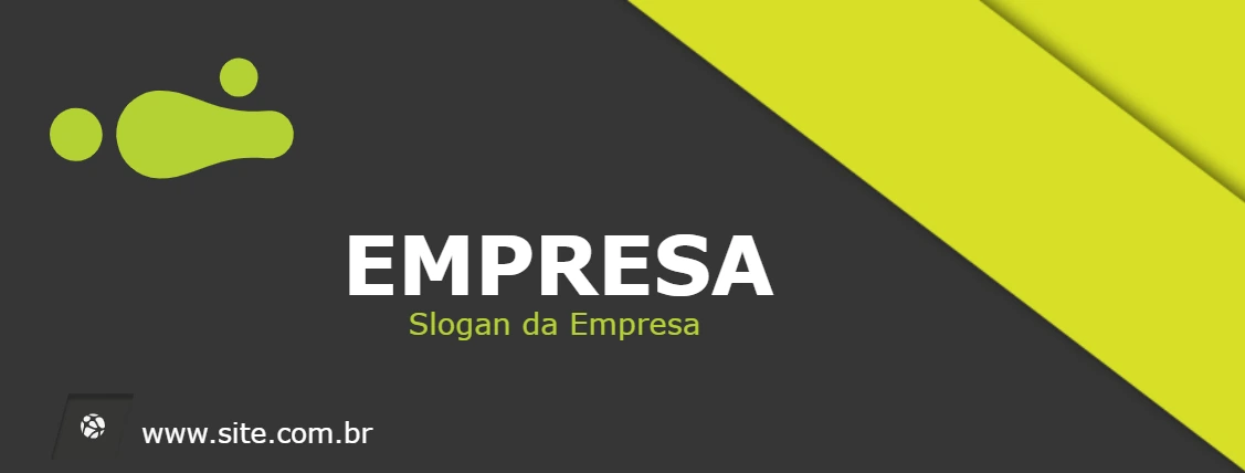 Banner Corporativo Abstrato para Editar Online