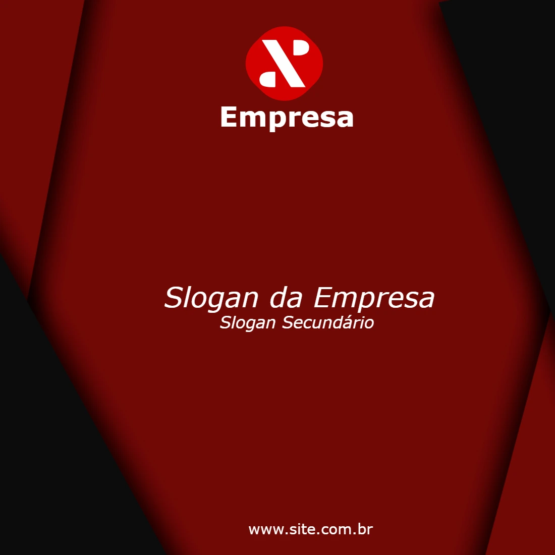 Post Corporativo Abstrato para Editar Online