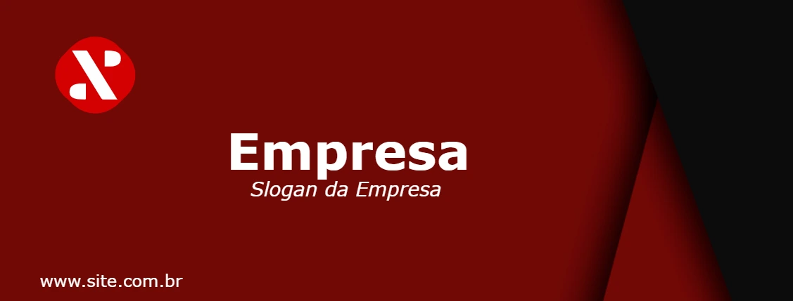 Banner Corporativo Abstrato Moderno para Editar Online