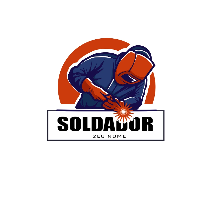 Logo Soldador Profissional Editável para Baixar
