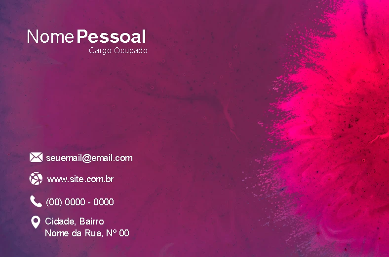 Cartão de Visita Abstrato Moderno para Editar Online