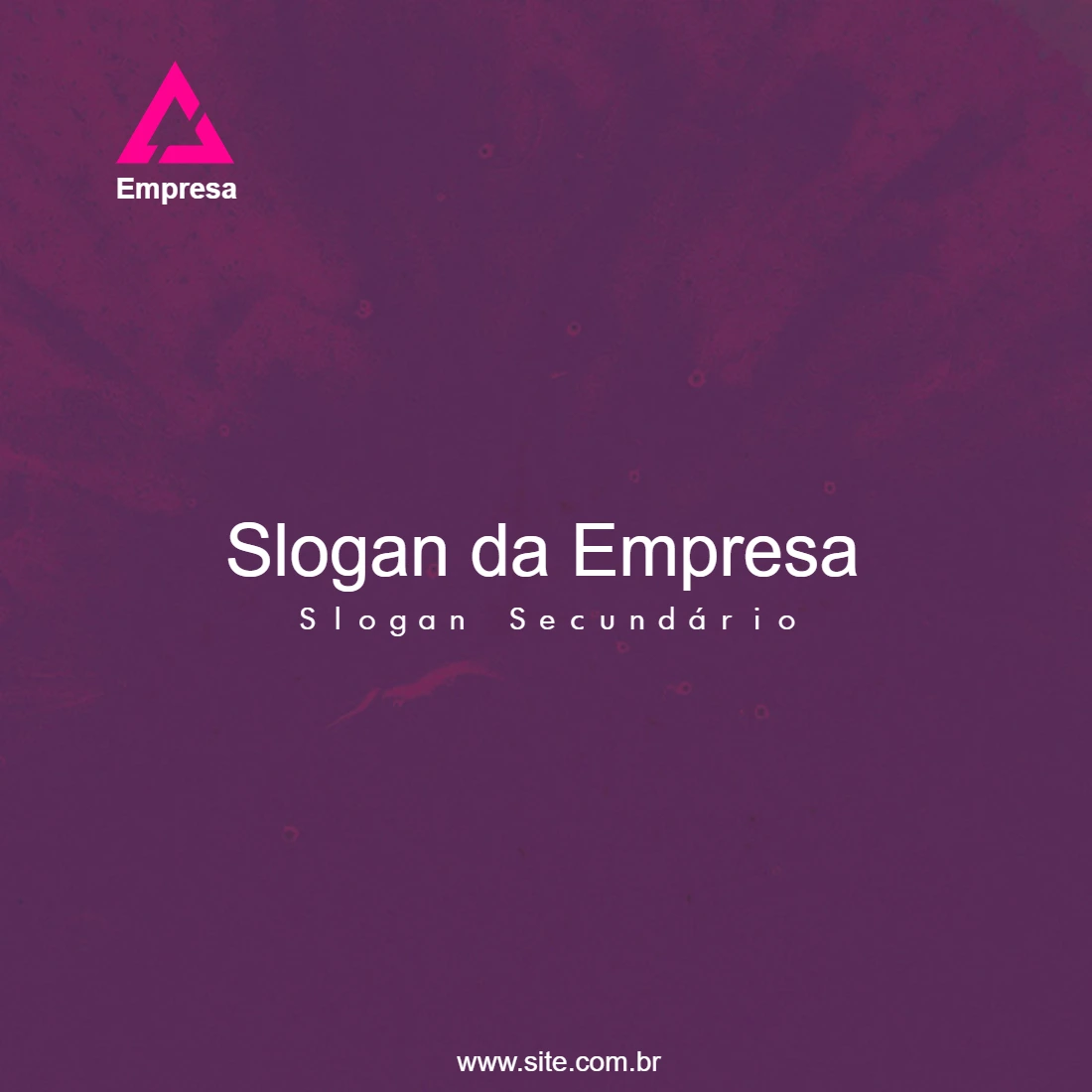 Post Corporativo Abstrato para Editar e Divulgar Online