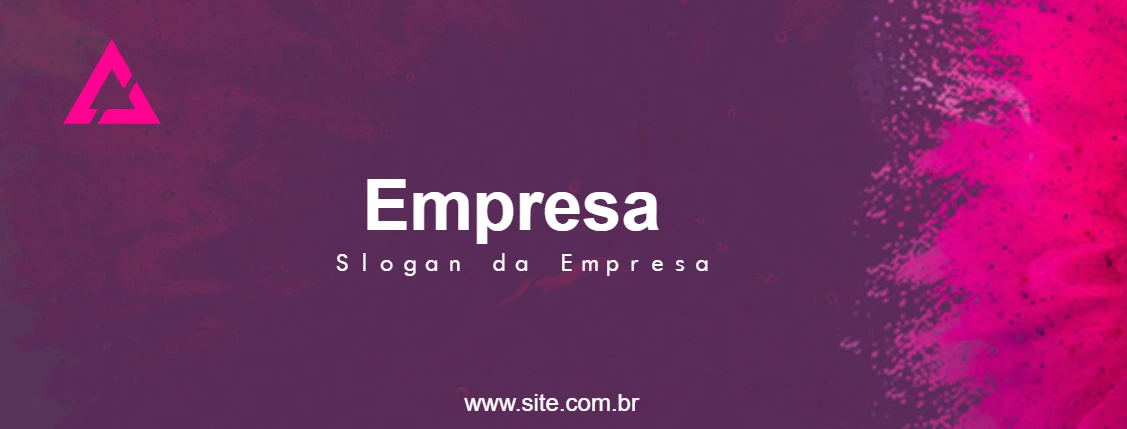 Banner para Empresas Abstrato para Editar Online