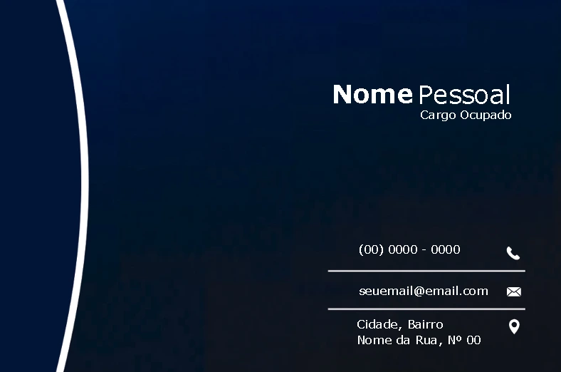 Cartão de Visita Profissional Abstrato para Editar Online