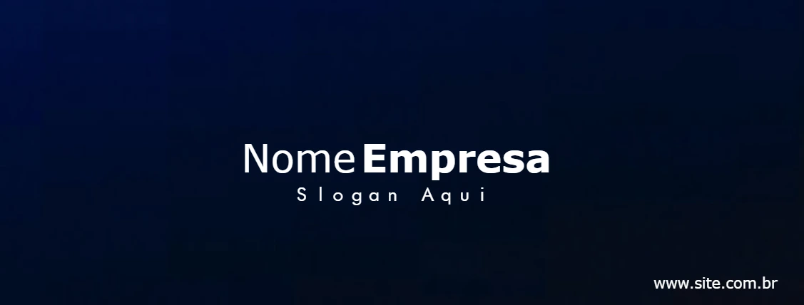 Banner Corporativo Abstrato para Editar Online