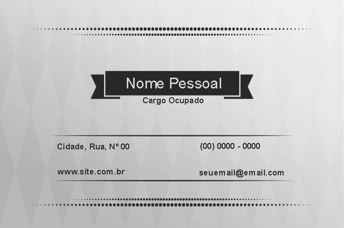 Cartão de Visita Abstrato e Profissional para Editar Online