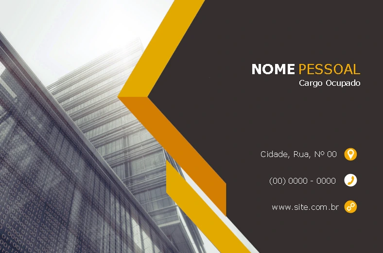 Cartão de Visita Abstrato Moderno para Editar Online