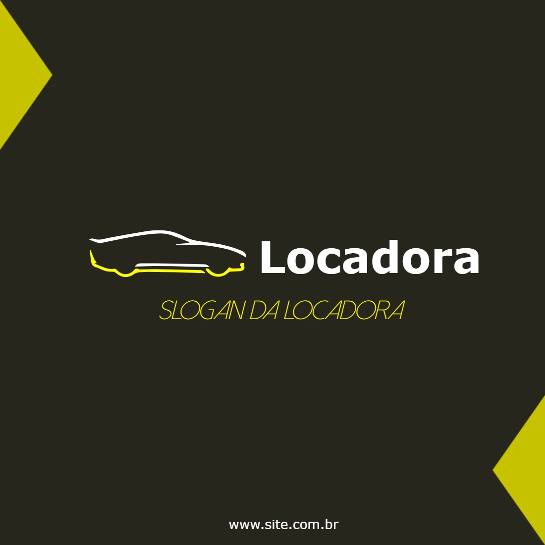 Post Editável para Locadora de Veículos | Crie Online