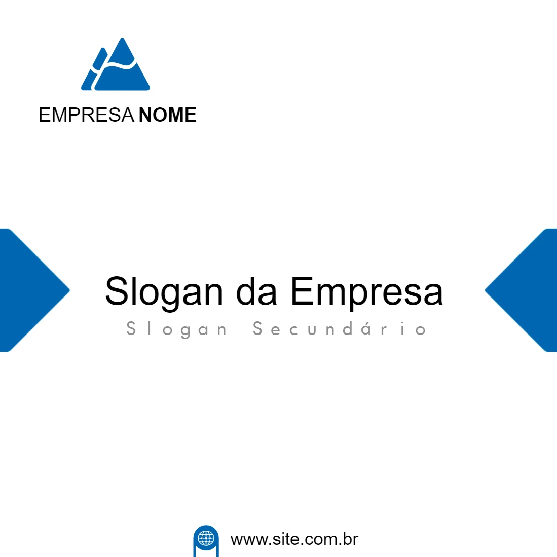 Post Corporativo Abstrato para Editar Online