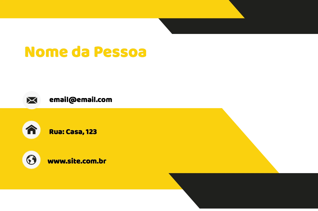 Cartão de Visita Moderno para Empresas para Editar Online