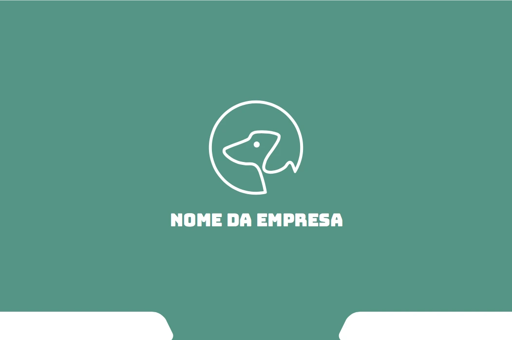 Cartão de Visita Pet Shop com Logo Moderno para Editar Online