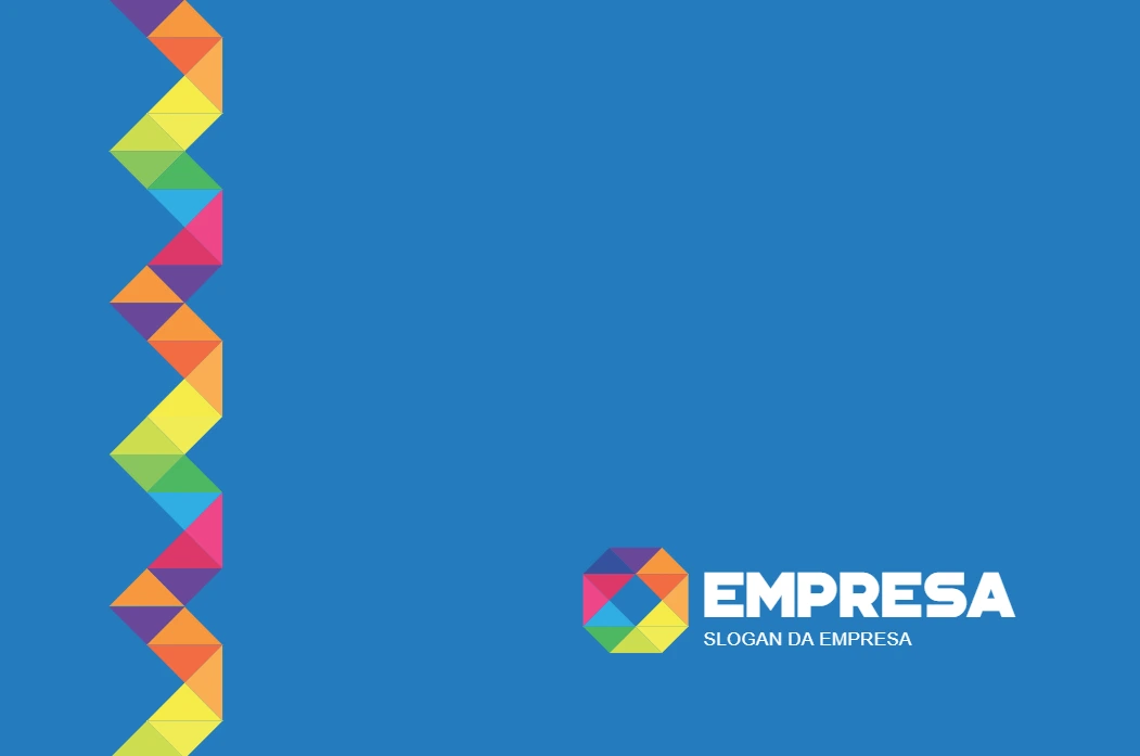 Cartão de Visita Abstrato e Colorido para Editar Online