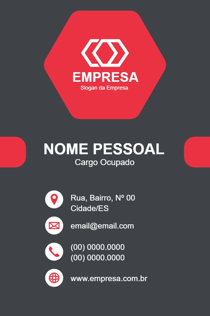 Cartão de Visita Abstrato Corporativo para Editar Online