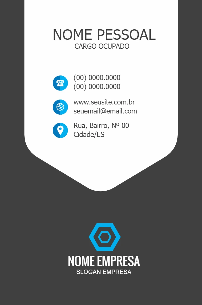 Cartão de Visita Profissional Abstrato para Editar Online