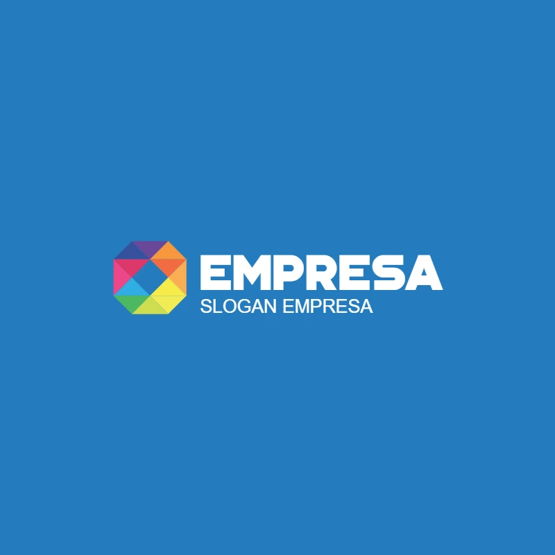 Logo Abstrato e Colorido para Empresa para Editar Online