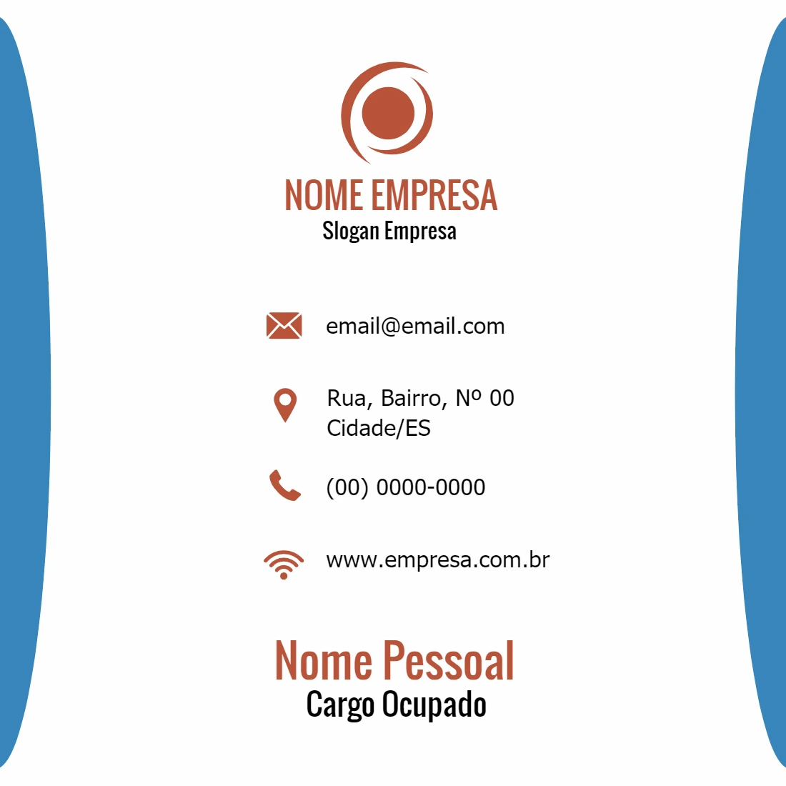 Cartão de Visita Profissional Abstrato para Editar Online