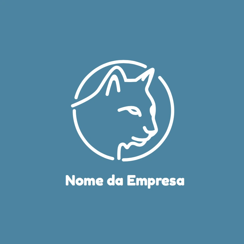 Logo Pet Shop Gato Moderno para Editar Online