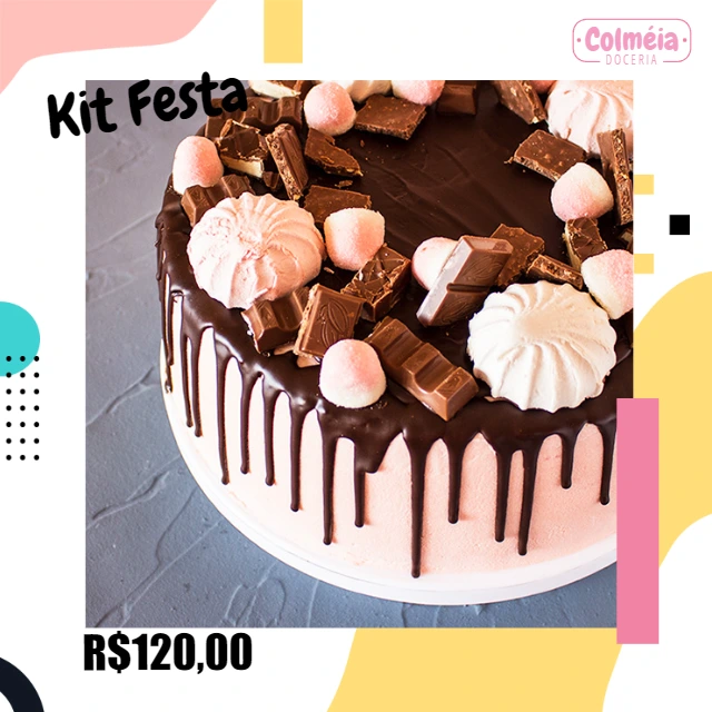 Post Editável para Doceria: Divulgue seu Kit Festa Online