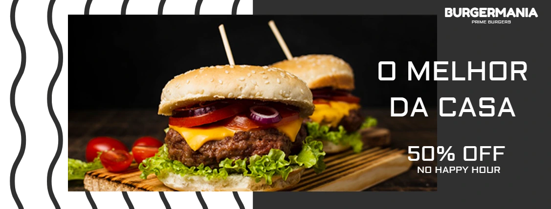 Banner de Oferta para Hamburgueria para Editar Online