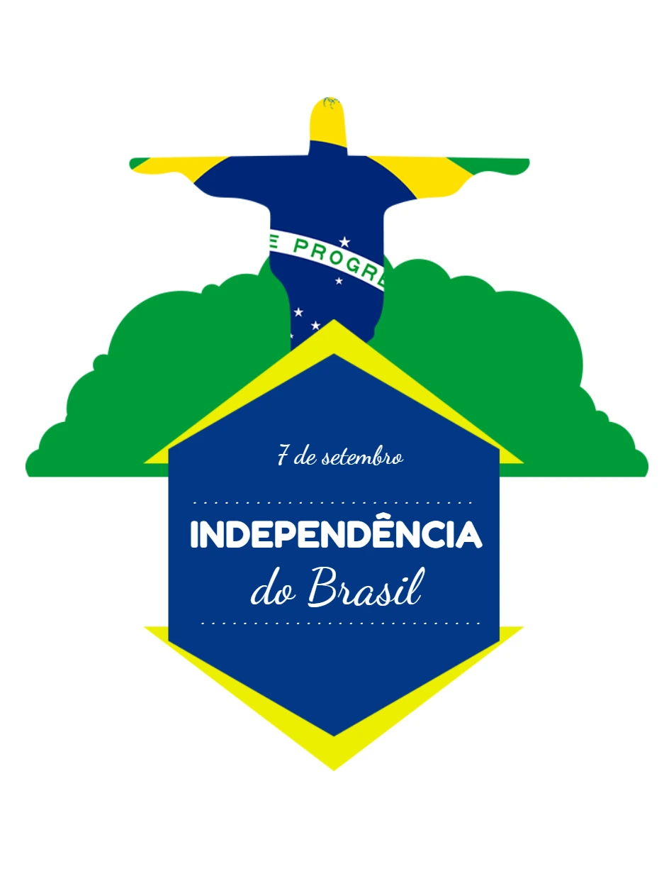 Post Comemorativo Independência do Brasil para Editar Online