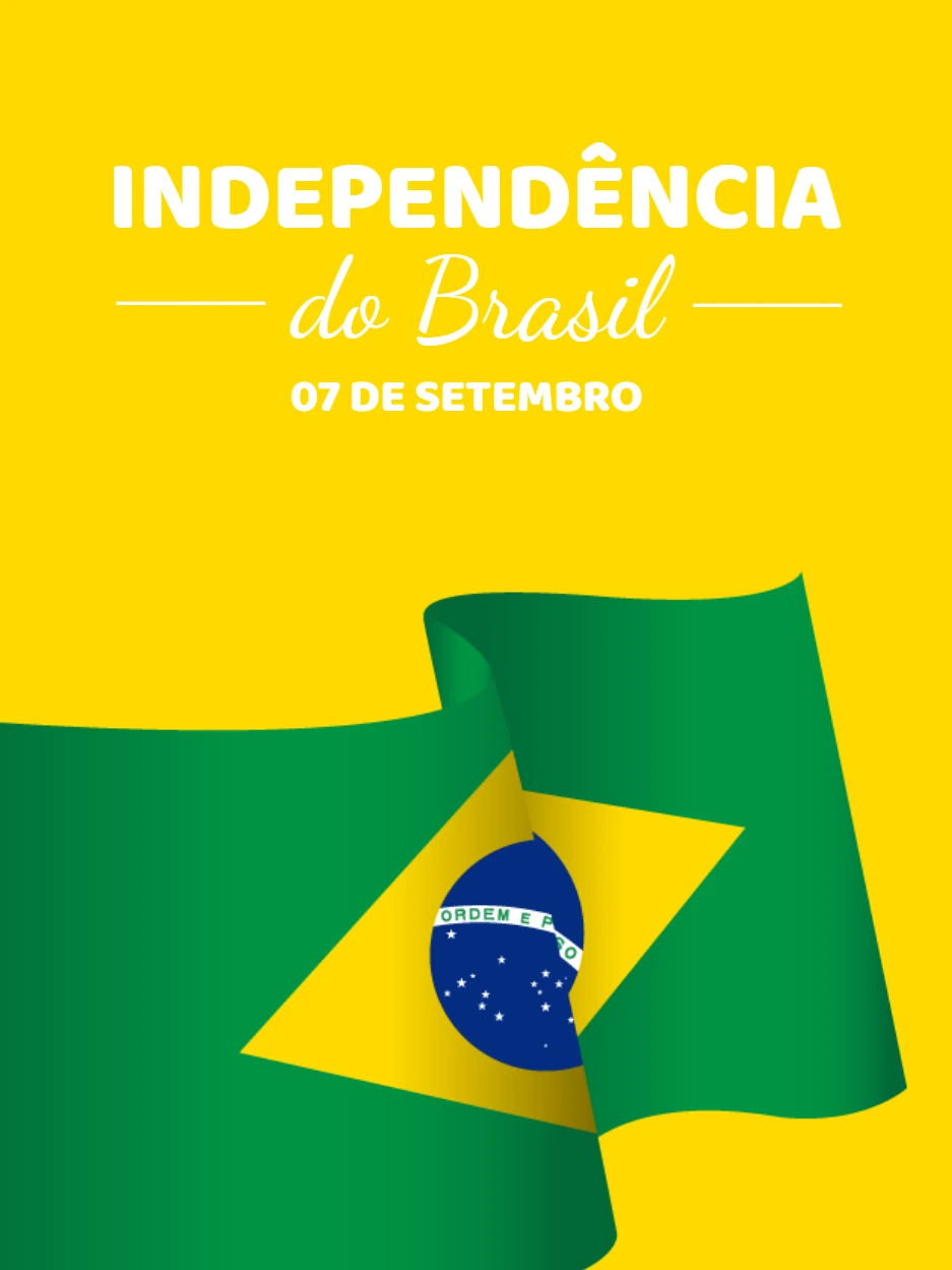 Post Dia da Independência do Brasil para Editar Online