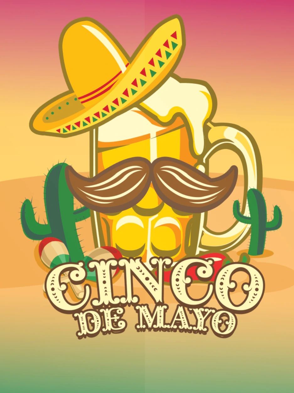 Convite Cinco de Mayo com Cerveja e Sombrero para Editar Online
