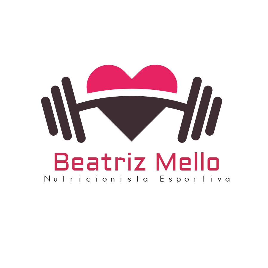 Logo Nutricionista Esportiva com Halteres para Editar