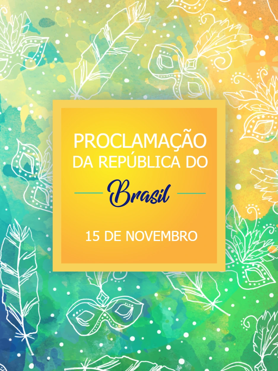 Post Proclamação da República com Penas para Editar Online