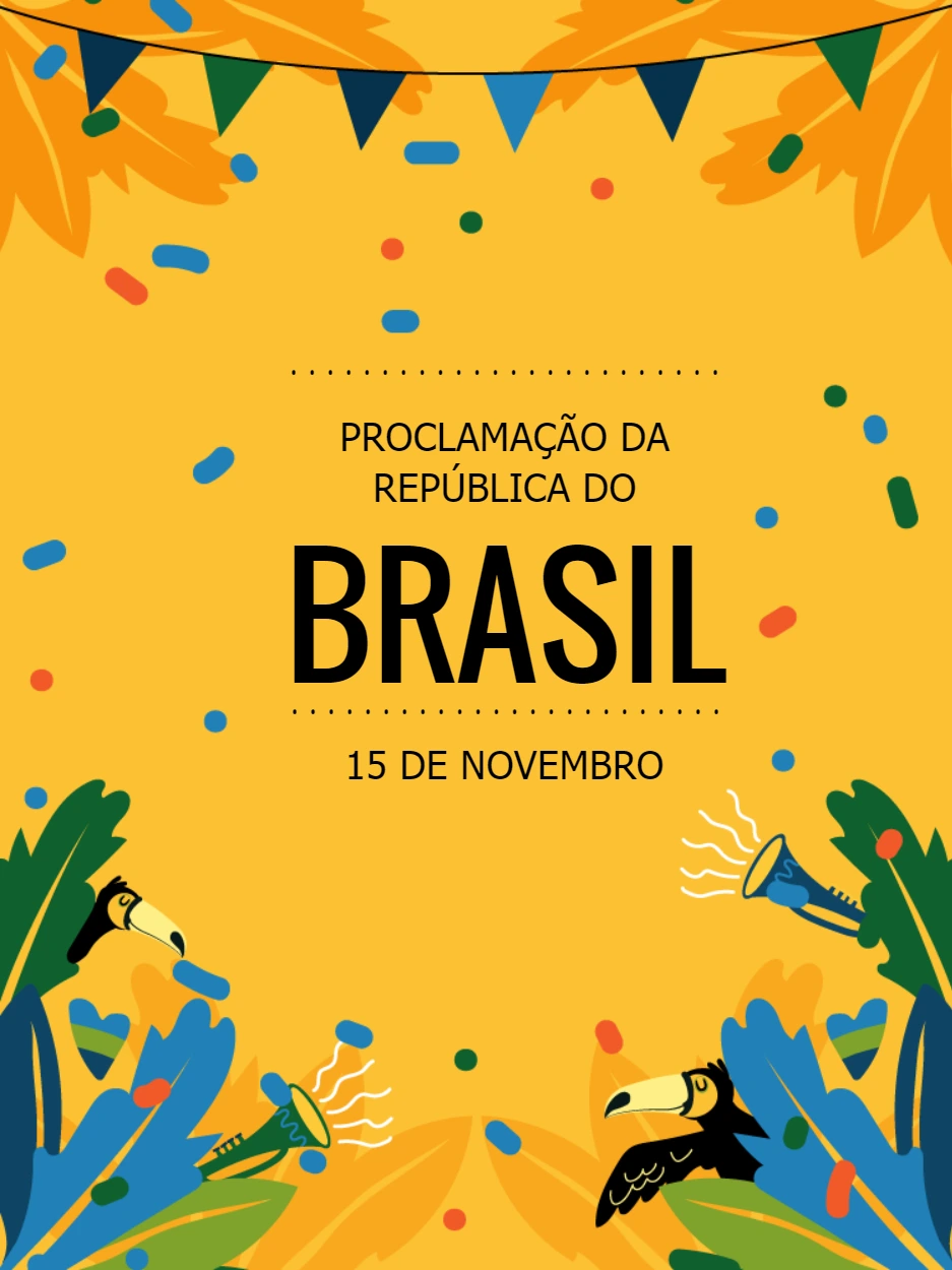 Post Proclamação da República com Tucanos para Editar Online