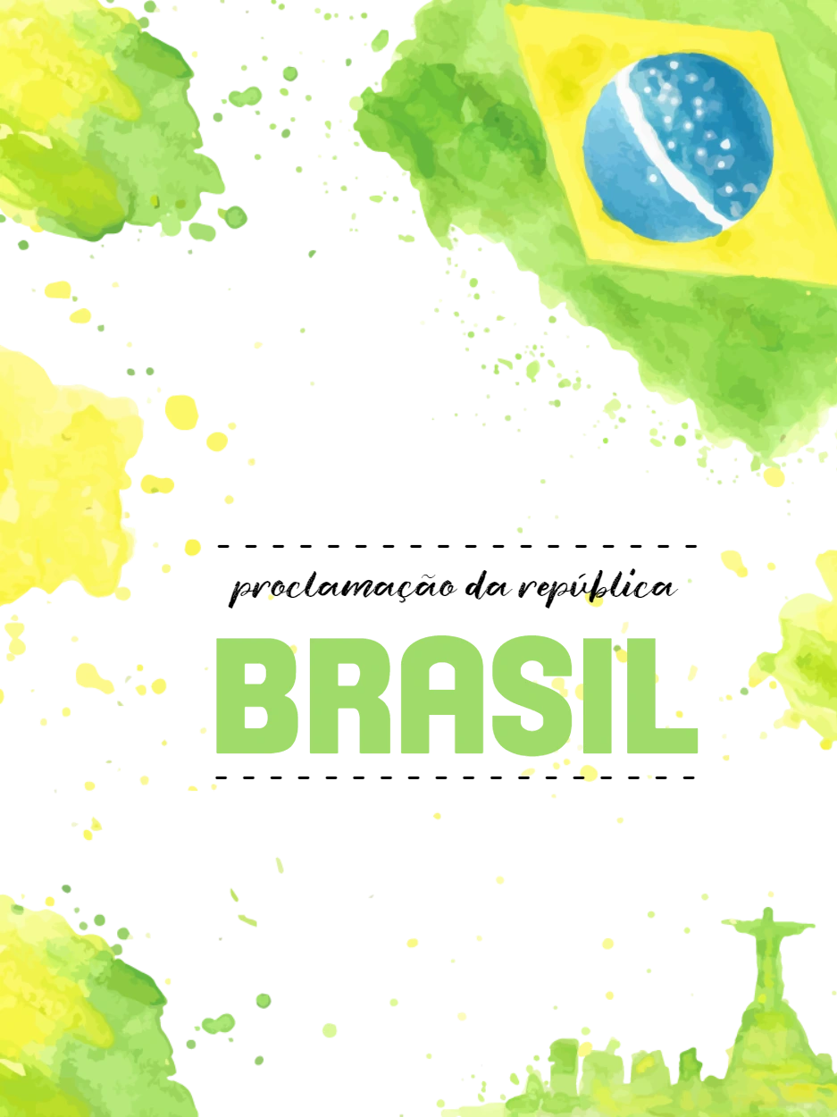 Post Proclamação da República do Brasil Editável Online