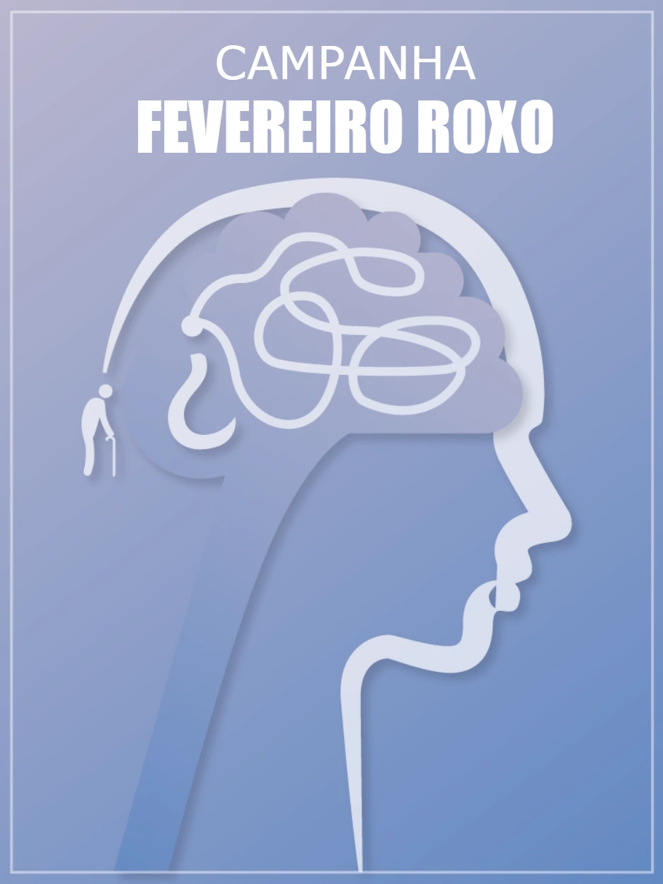 Post Fevereiro Roxo sobre Conscientização para Editar