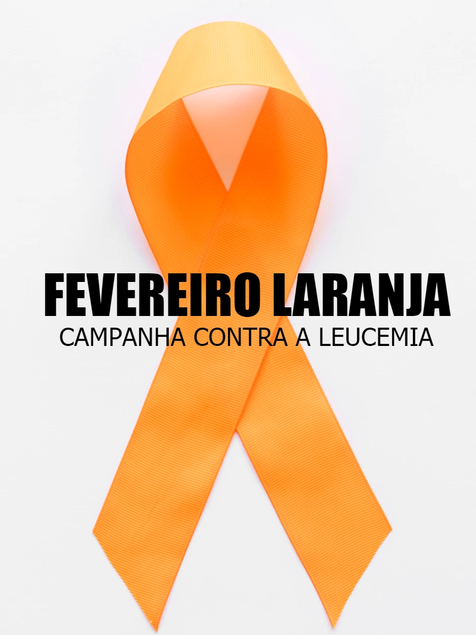 Arte Fevereiro Laranja: Campanha Leucemia para Editar