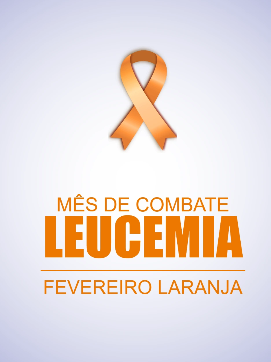 Post Fevereiro Laranja Combate à Leucemia para Editar Online