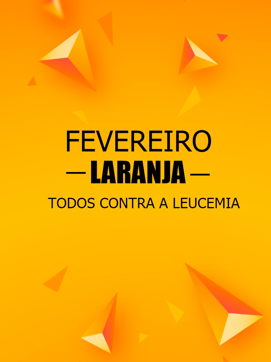 Post Fevereiro Laranja sobre Leucemia para Editar Online