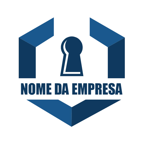 Logo de Segurança com Chave para Editar Online