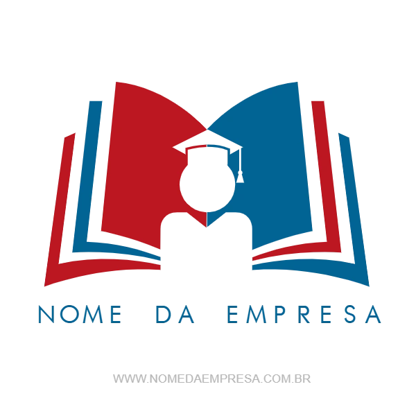 Logotipo Editável para Educação e Cursos Online