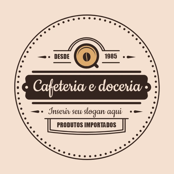 Logo para Cafeteria Estilo Vintage para Editar Online