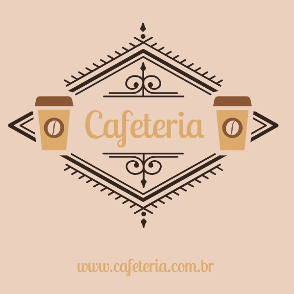 Logo para Cafeteria com Design Profissional para Editar
